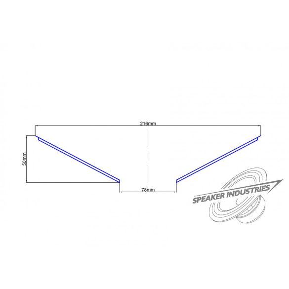 Subwoofer Kohlenfaser membran CN - 216-3