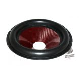 15"Színes Karbon membrán peremmel 3" tekercs nyílással 