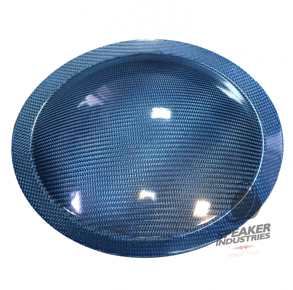Kék Carbon Dust cap DN 195 mm Speaker Industries hangs